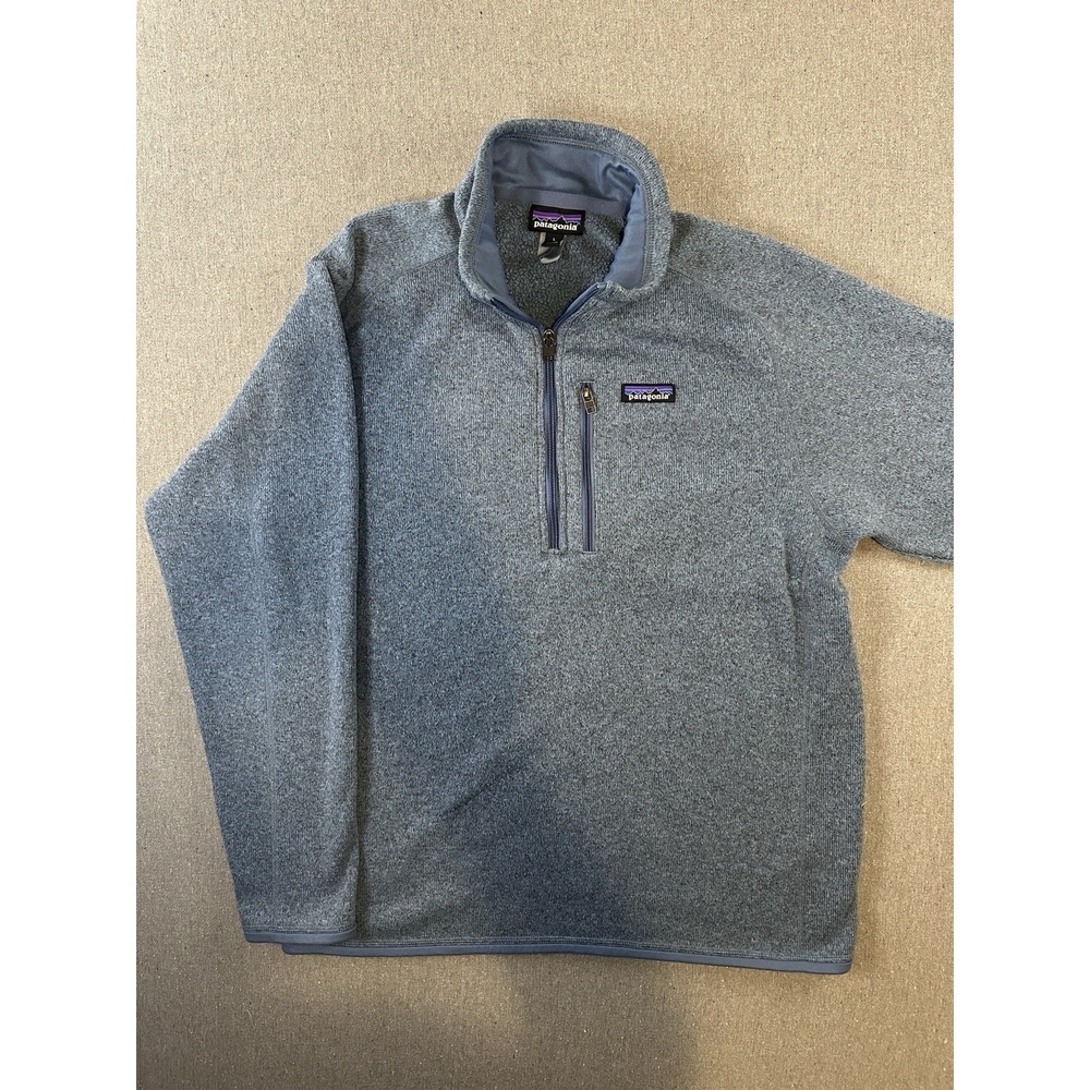 Patagonia Better Sweater Full Zip Fleece Jacket Mens Size L Blue 25528